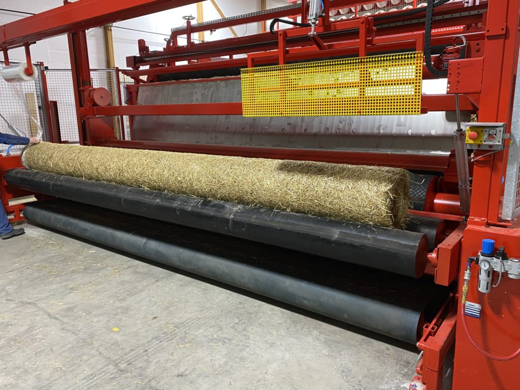 The first roll coming off the machine in 2021